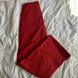 Monochrome Flare Leg Jeans